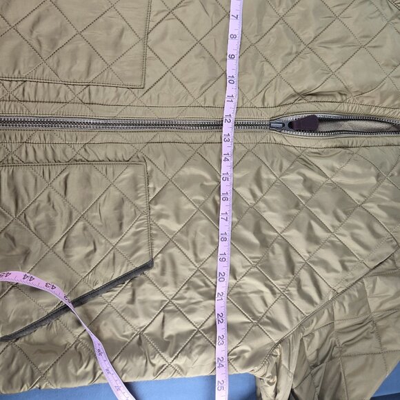 Vintage Polo Ralph Lauren Jacket Mens XL Tan Quilted Insulated Fleece Lined - Picture 15 of 16